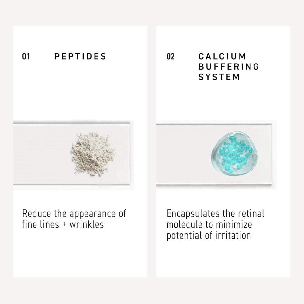 Texture crème légère du sérum Redefine pour hydratation douce.