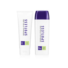 Rodan + Fields Spotless nettoyant visage benzoyle, purifie la peau en douceur.