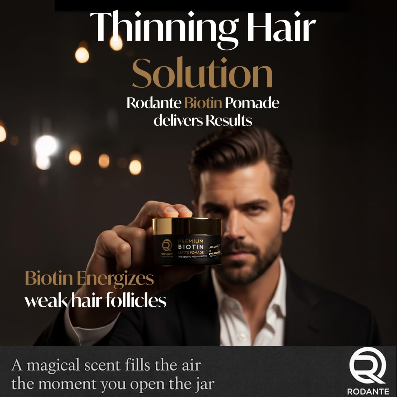 Rodante Beverly Hills Pomade Matte Pot : finition mate, sans brillance