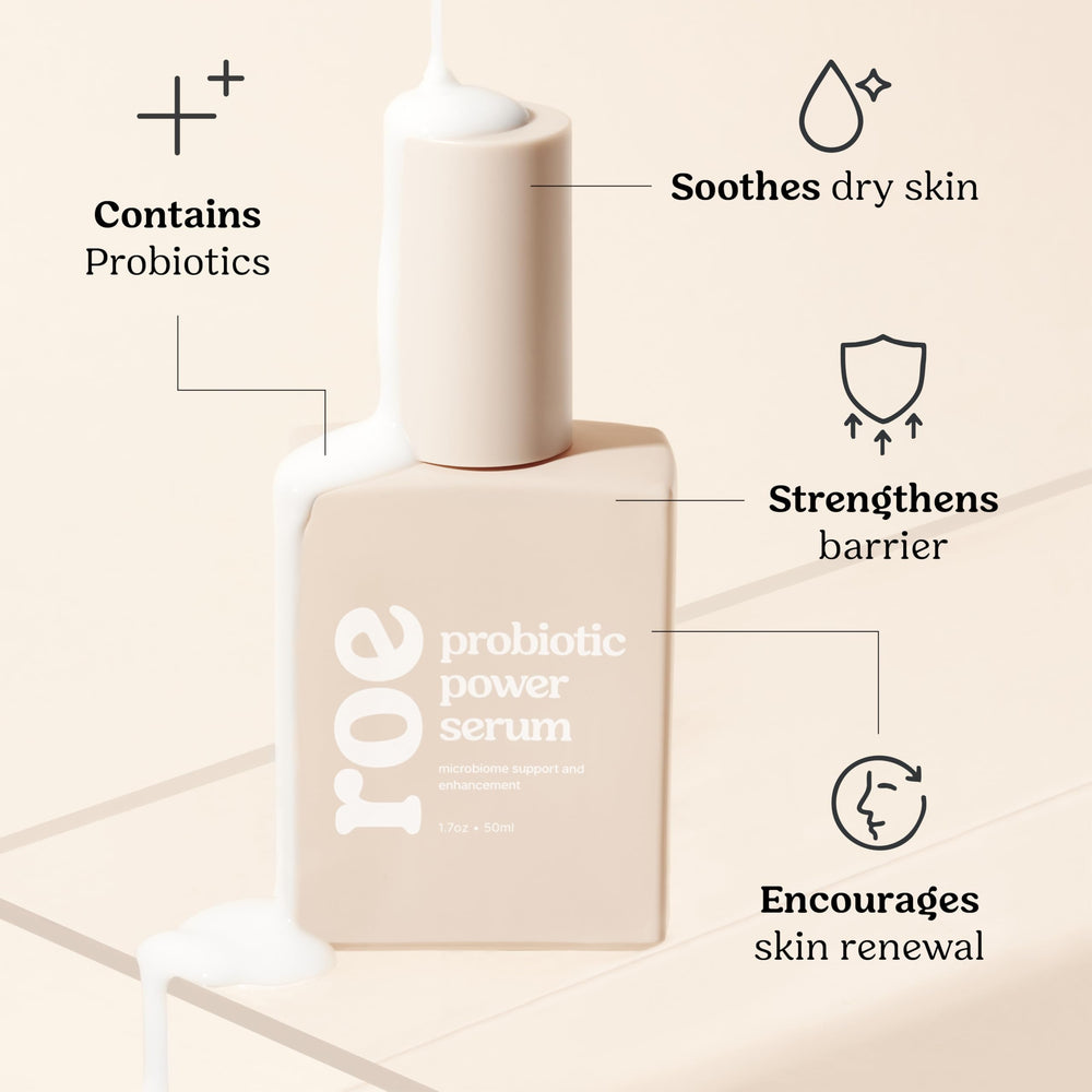 Absorption rapide du sérum Roe Wellness sur peau bébé