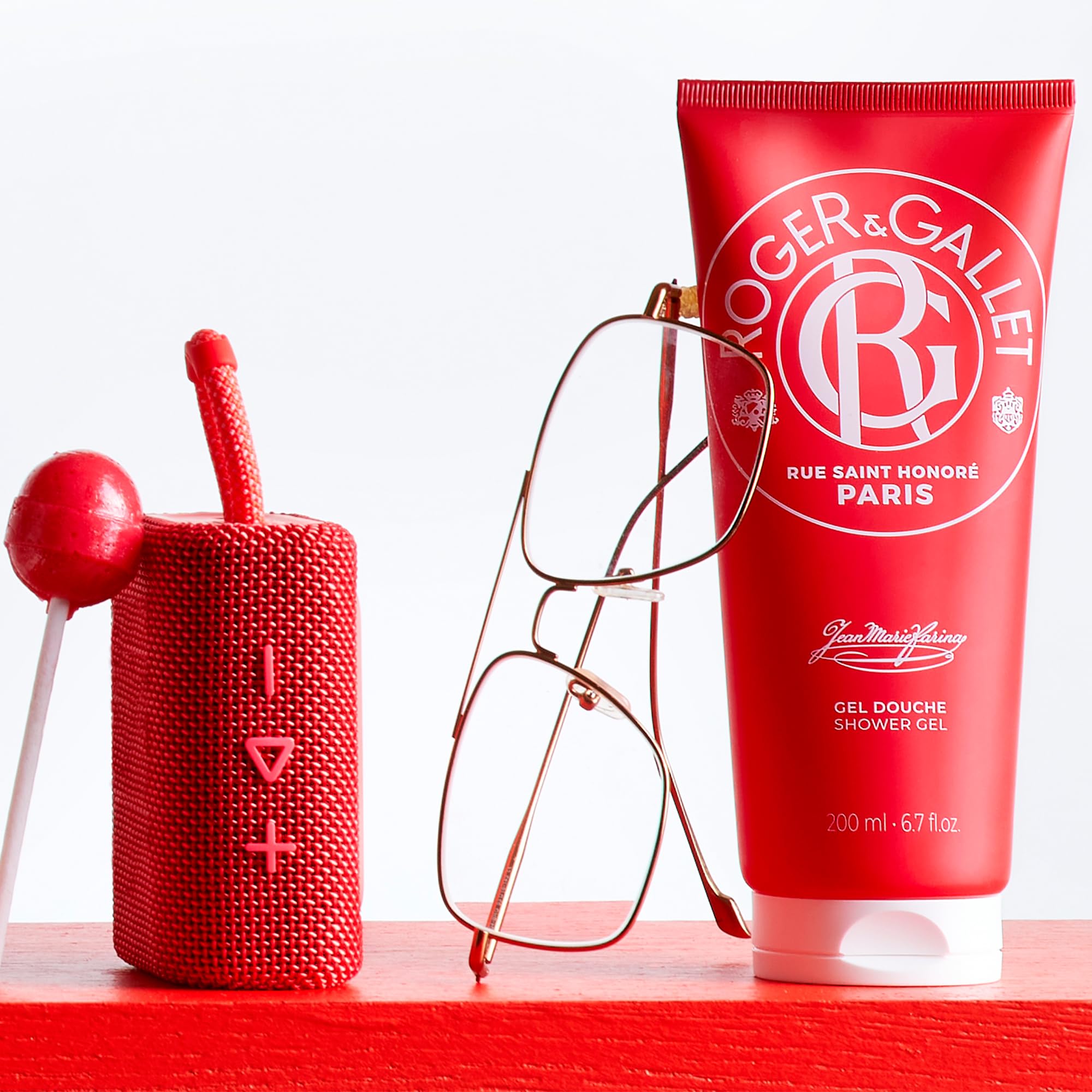 Texture veloutee du gel douche Jean Marie Farina de Roger & Gallet