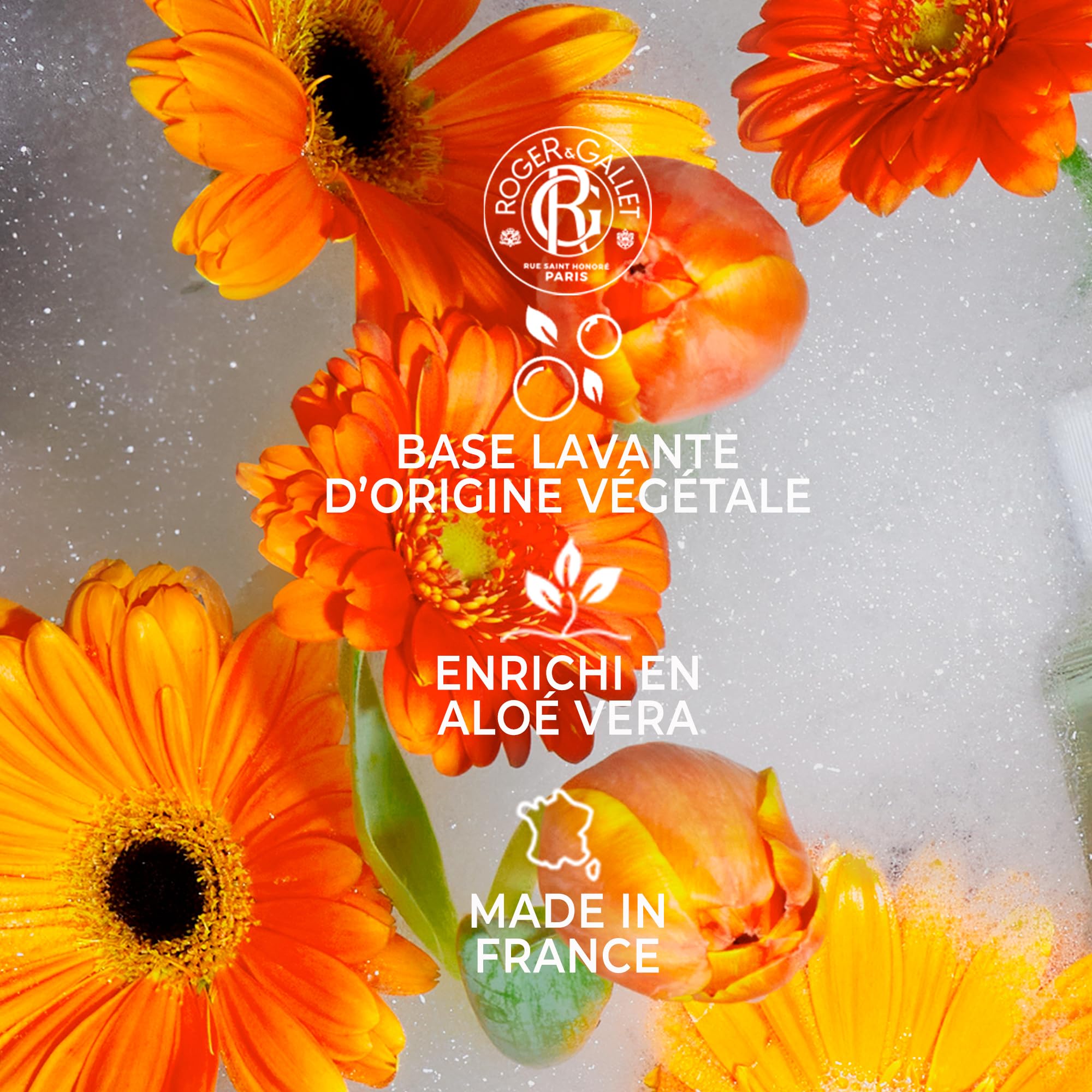 ROGER & GALLET rituel douche quotidien, parfum durable et revitalisant.