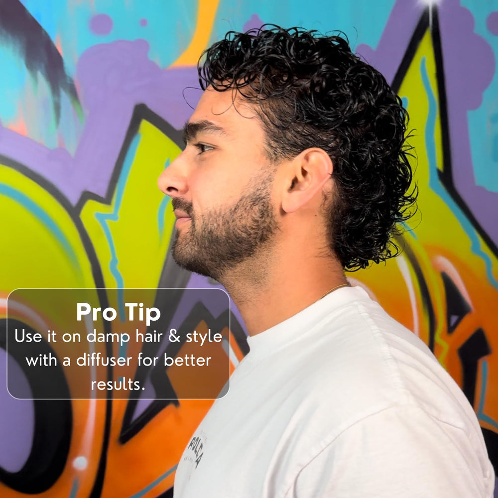 Rolda Curl Cream application rapide: routine quotidienne simple et efficace.