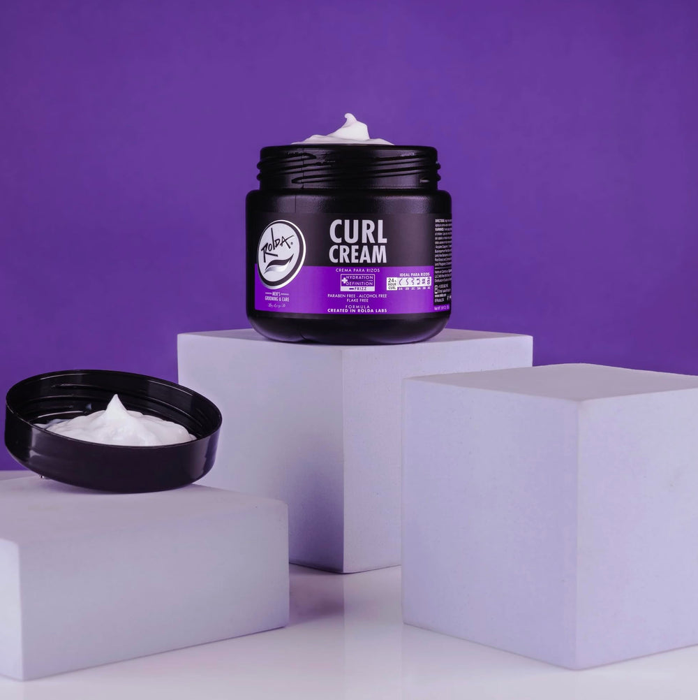 Rolda Curl Cream avant apres cheveux: résultats naturels et sans frisottis.