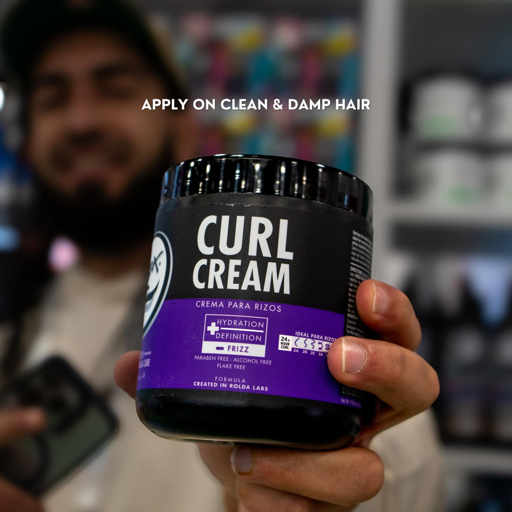Rolda Curl Cream définition cheveux: boucles plus nettes et souples.