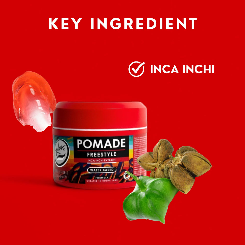 Rolda Freestyle Pomade – finition moyenne sans résidu ni flocons.