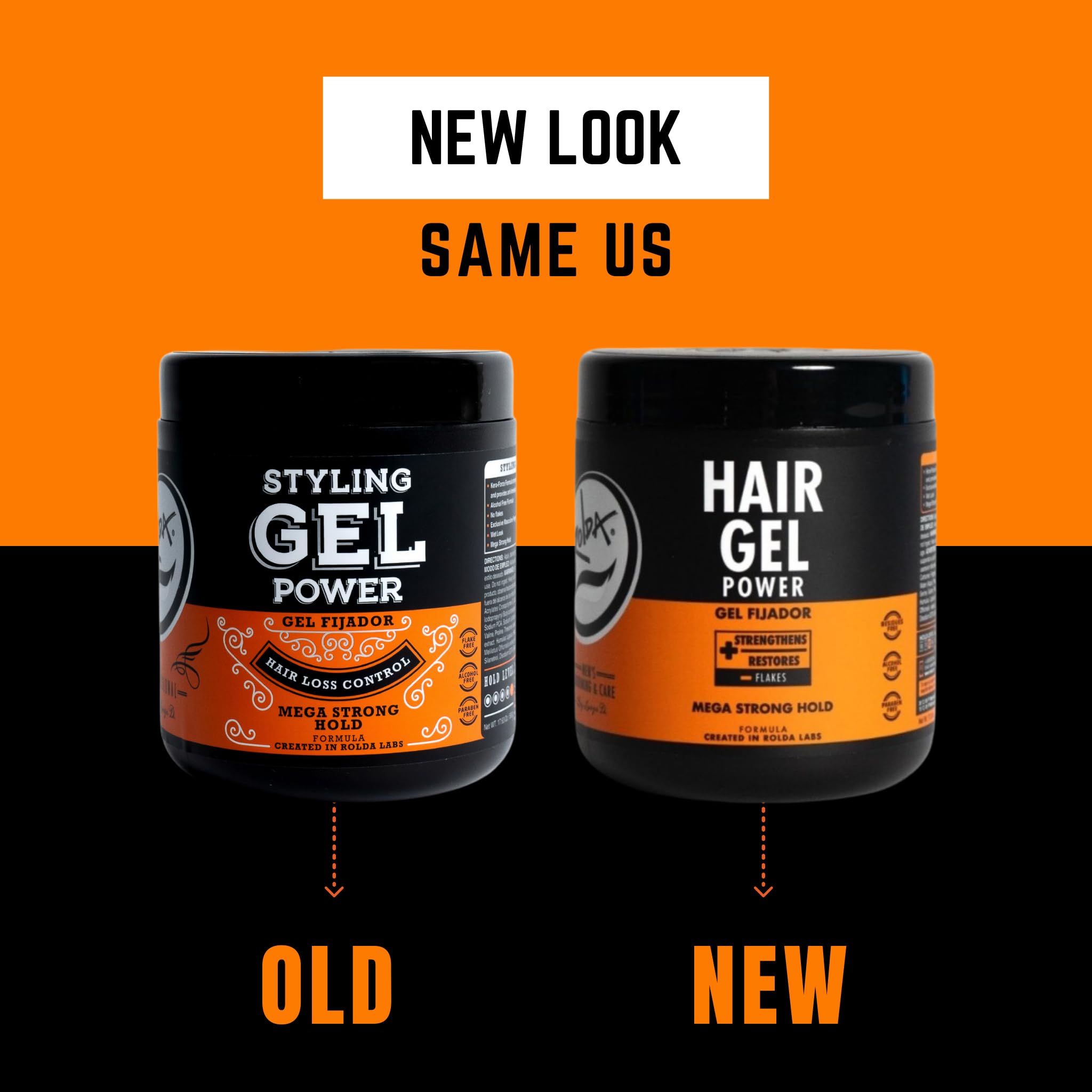 Texture transparente du gel Rolda, application facile pour style rapide.