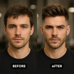 Poudre Rolda texturisante, aperçu application sur cheveux secs pour une utilisation rapide