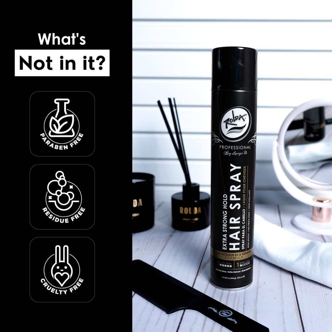 Rolda - spray pour tous types de cheveux, solution polyvalente.