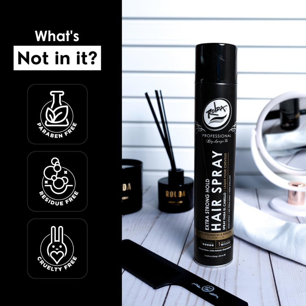 Rolda - spray pour tous types de cheveux, solution polyvalente.