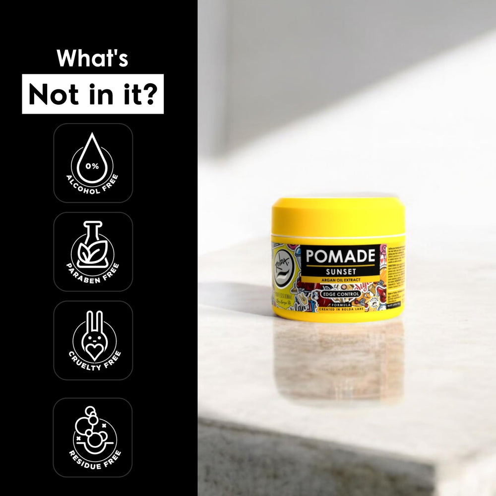 Pommade Sunset de Rolda : parfum masculin discret et agréable.