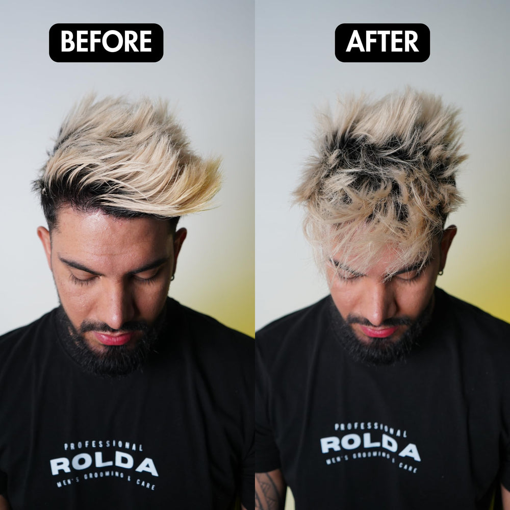 Pommade Sunset de Rolda : ambiance barbier pour une routine masculine.