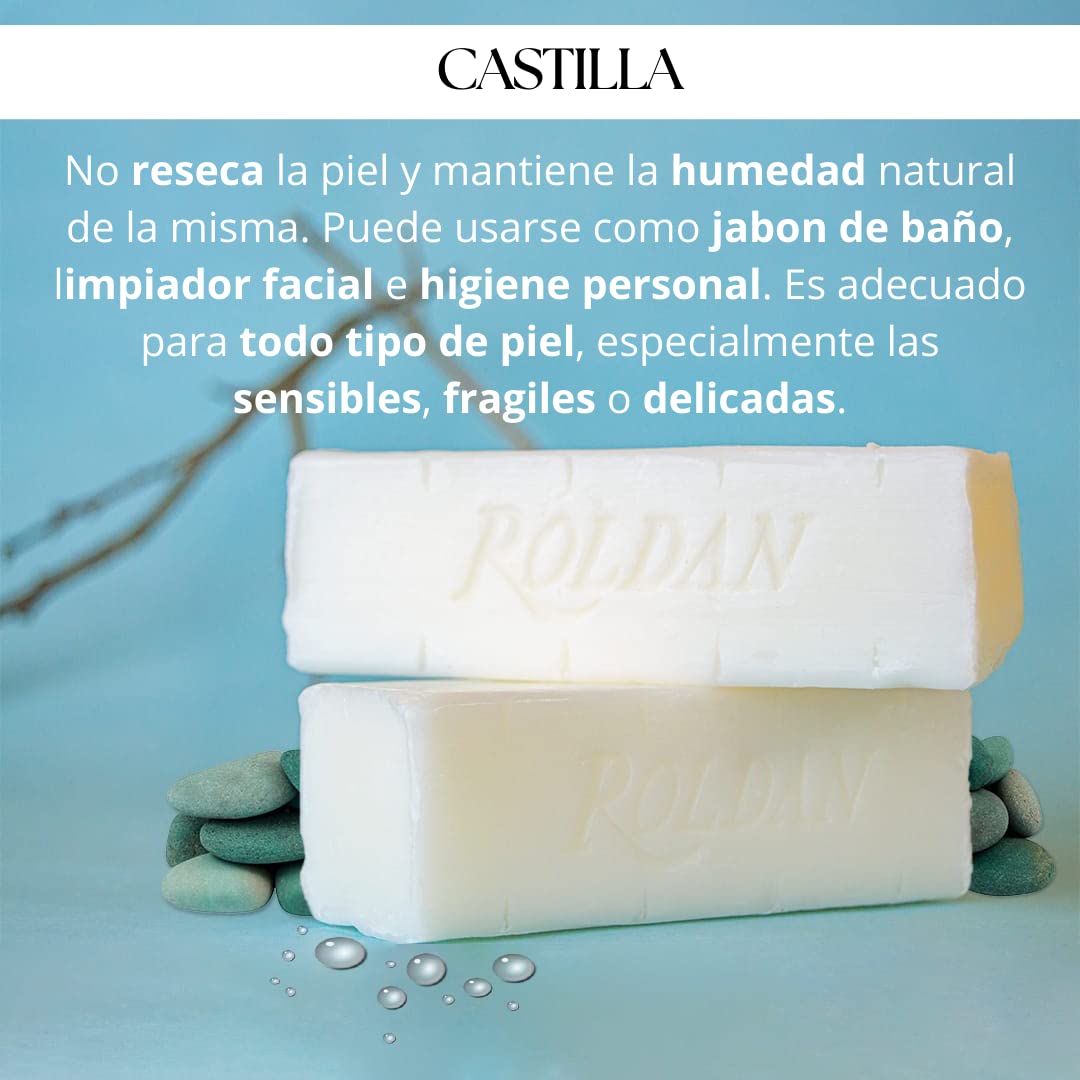 Savon de Castilla Roldan: nettoyage doux du visage sans dessécher