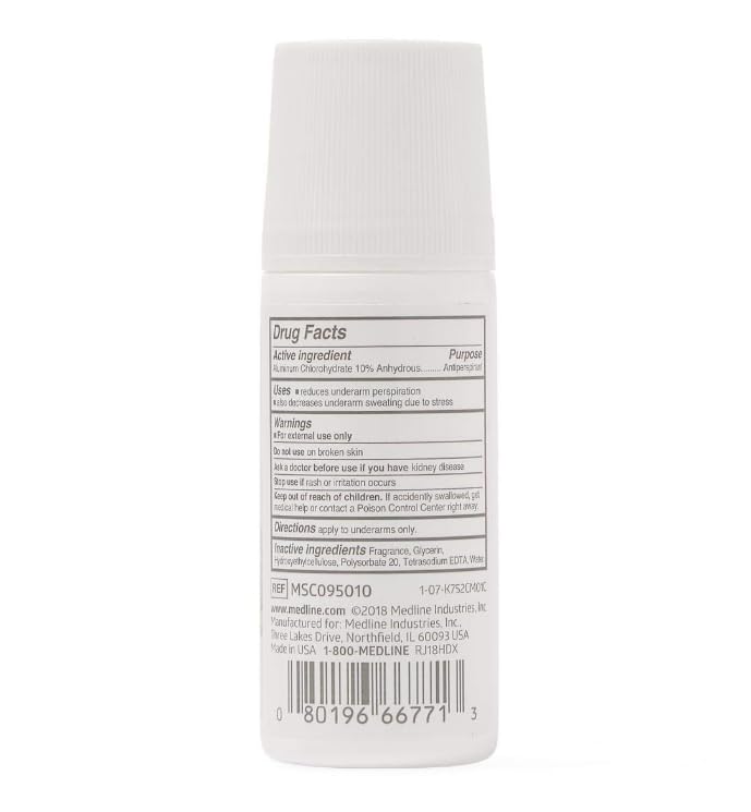 Application douce du Roll-On Antiperspirant sans alcool sur la peau sensible.