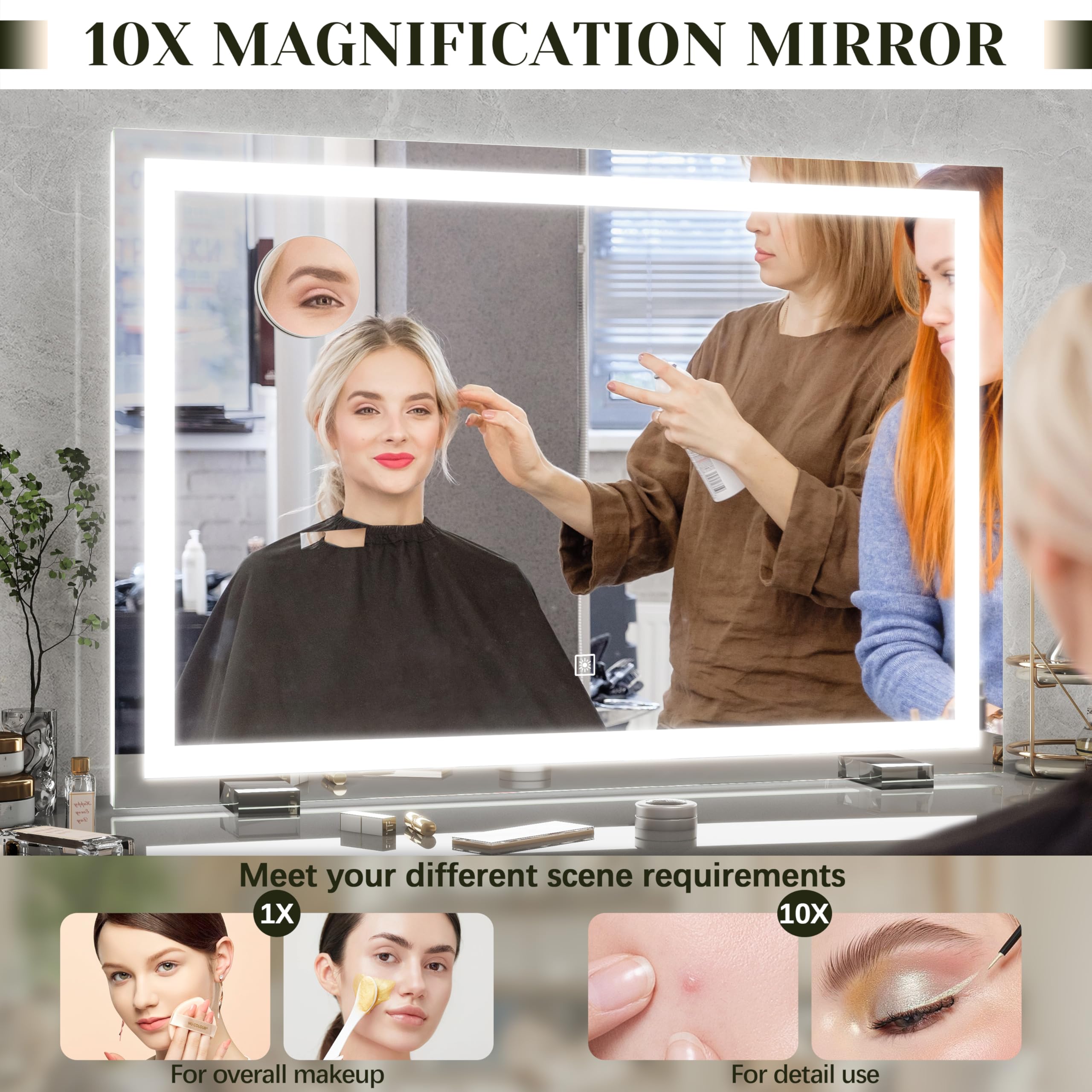 ROLOVE Miroir beauté, cadeau parfait pour passionnés de soins.
