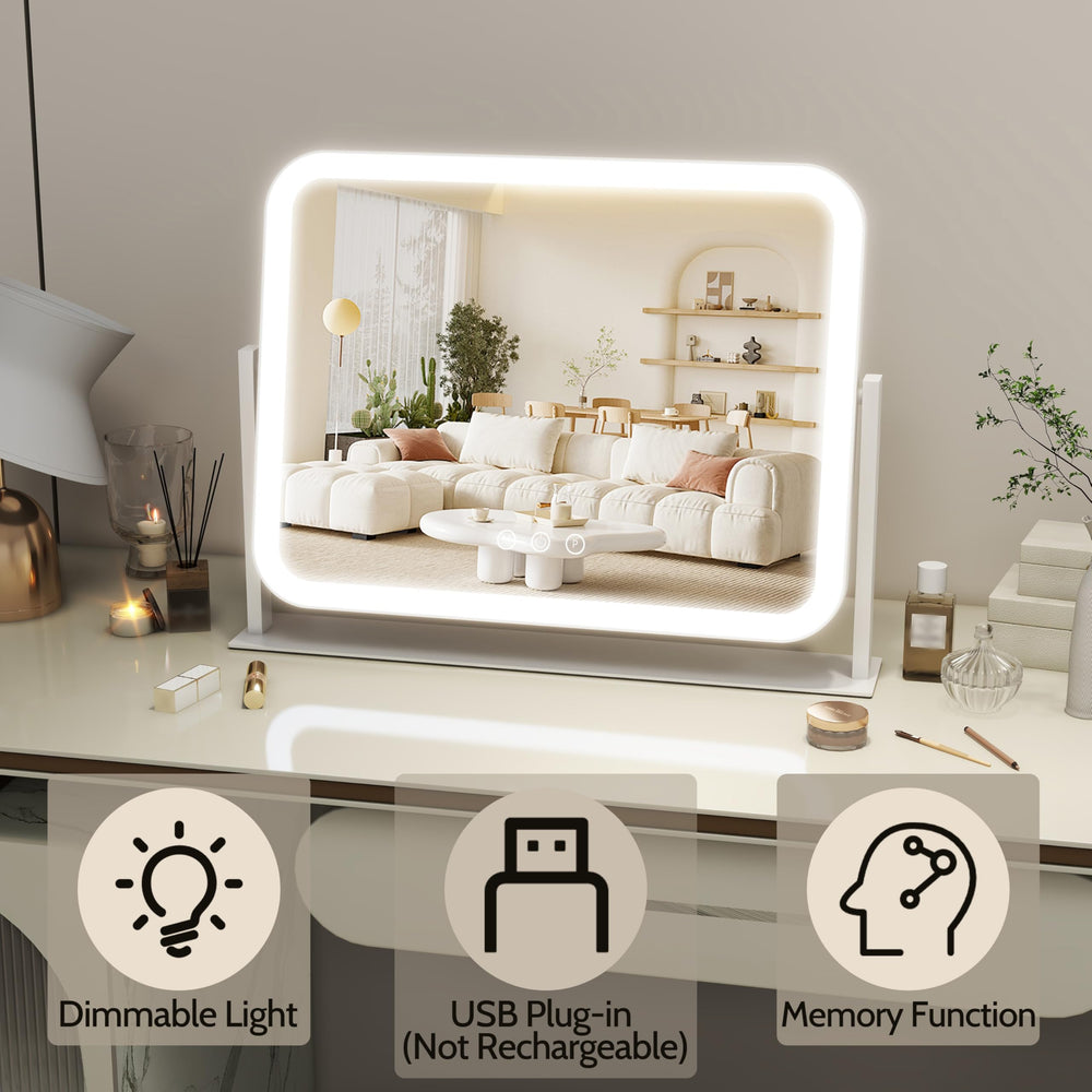 ROLOVE Miroir amovible 10x pour détails des traits.