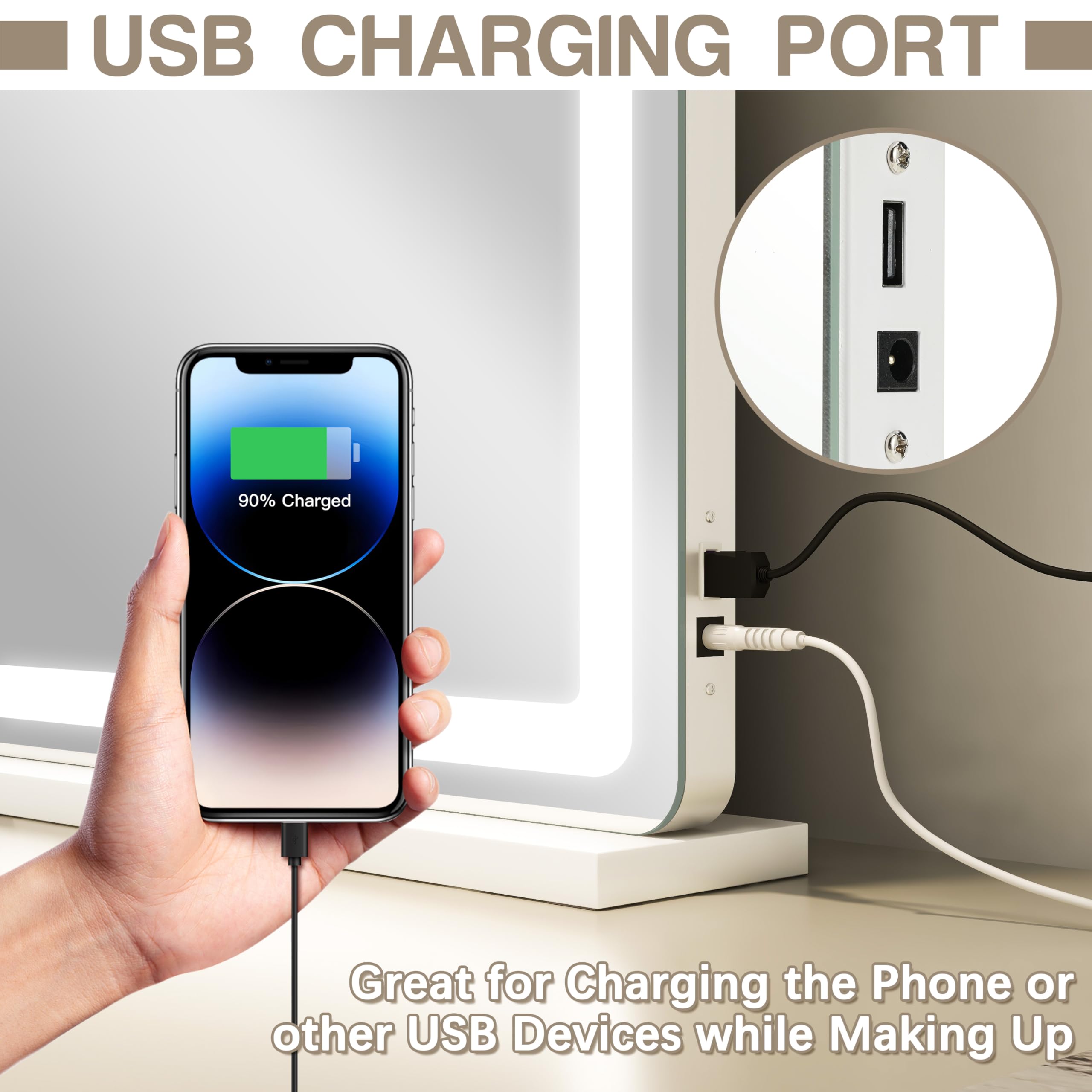 ROLOVE porte-usb rapide intégré pour charger vos appareils lors de la routine