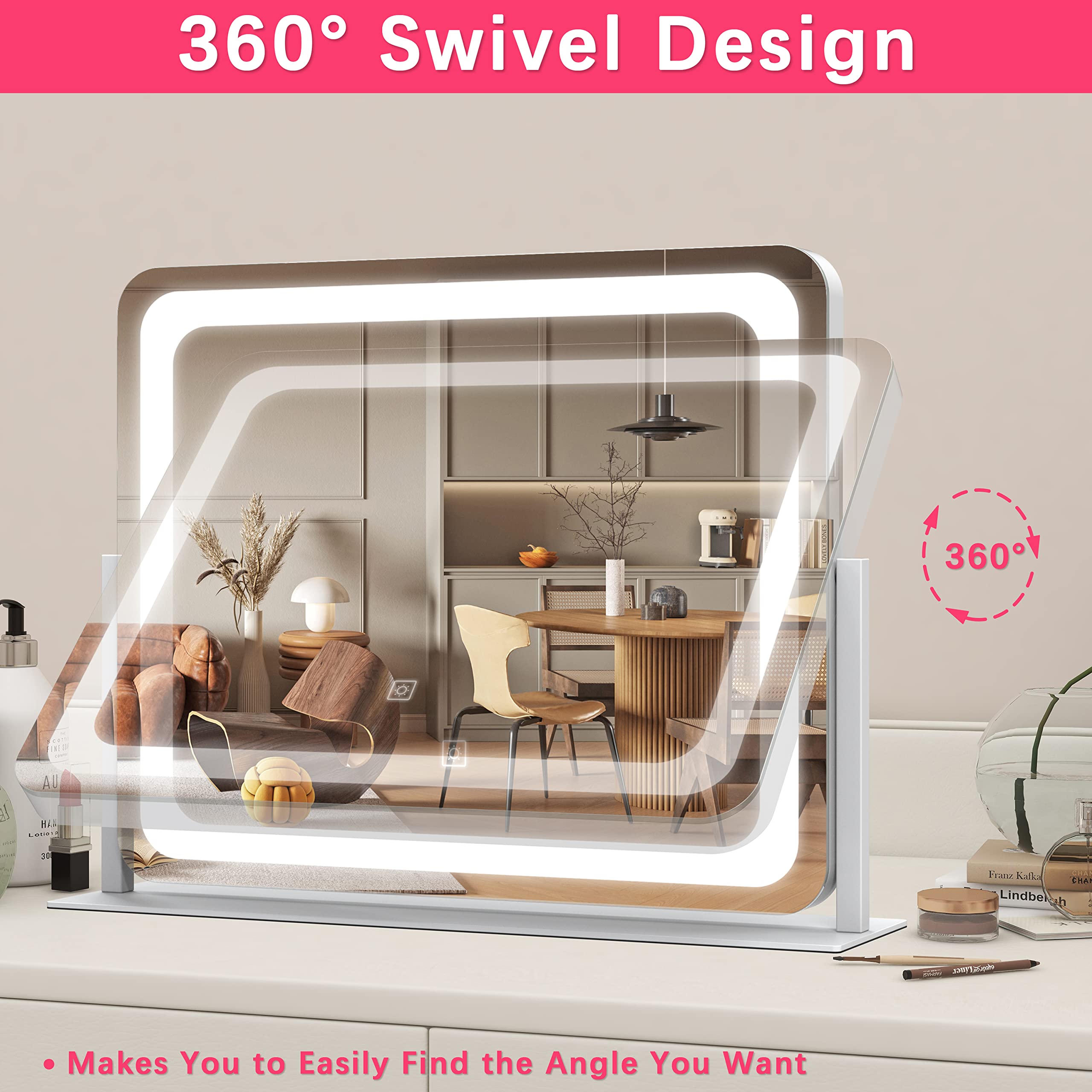 ROLOVE reflet grand-angle 22x17 pouces pour vue complète