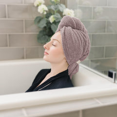 ROLSHOL turban séchage rapide argile convient à tous les types de cheveux