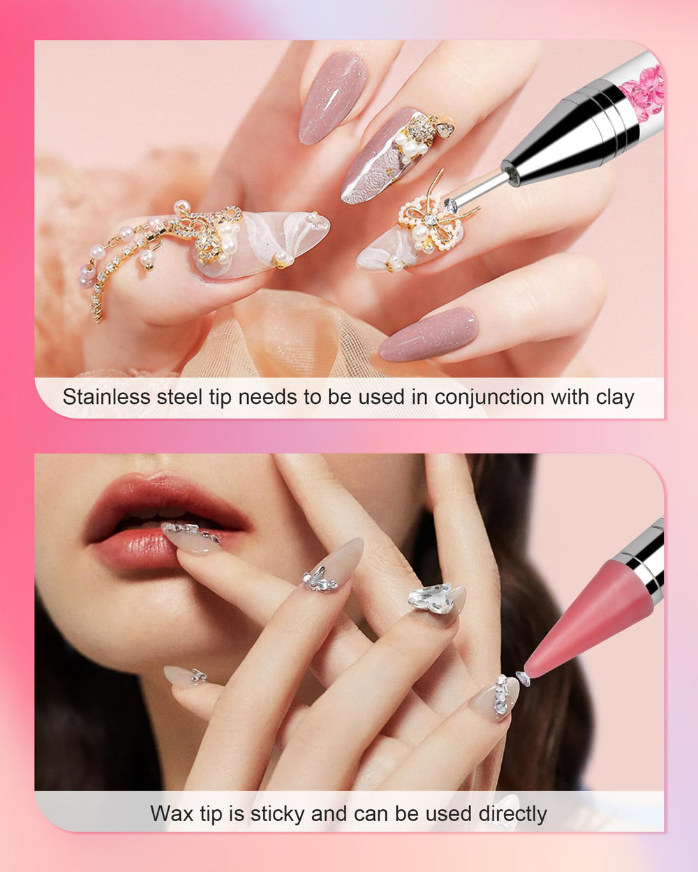 Rolybag étui métal rose, rangement sûr et élégant pour outils de nail art.