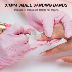 Rolybag Zebra, bande 240 grit, lissage et brillance des ongles.