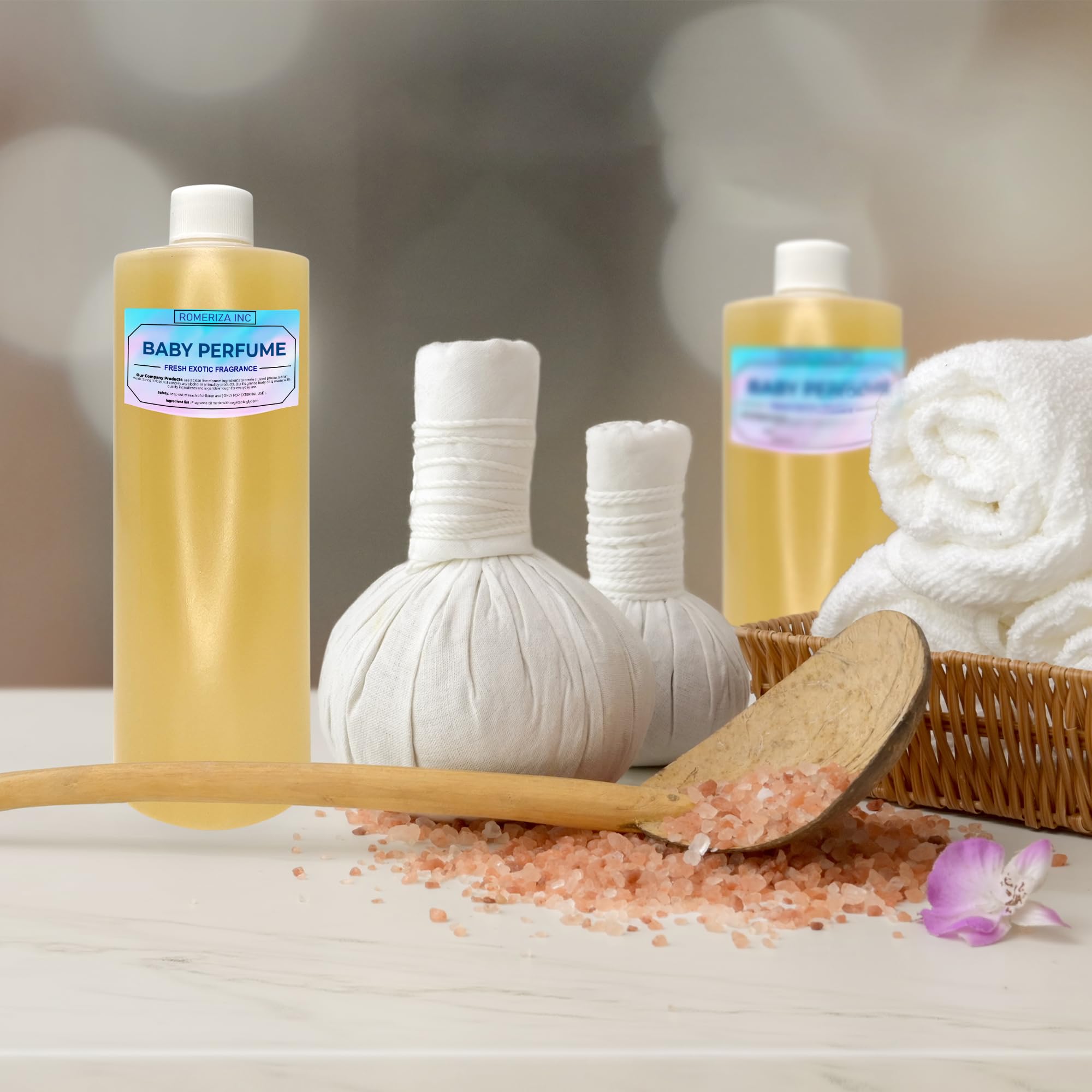 Skin moisture after applying ROMERIZA INC baby fragrance oil