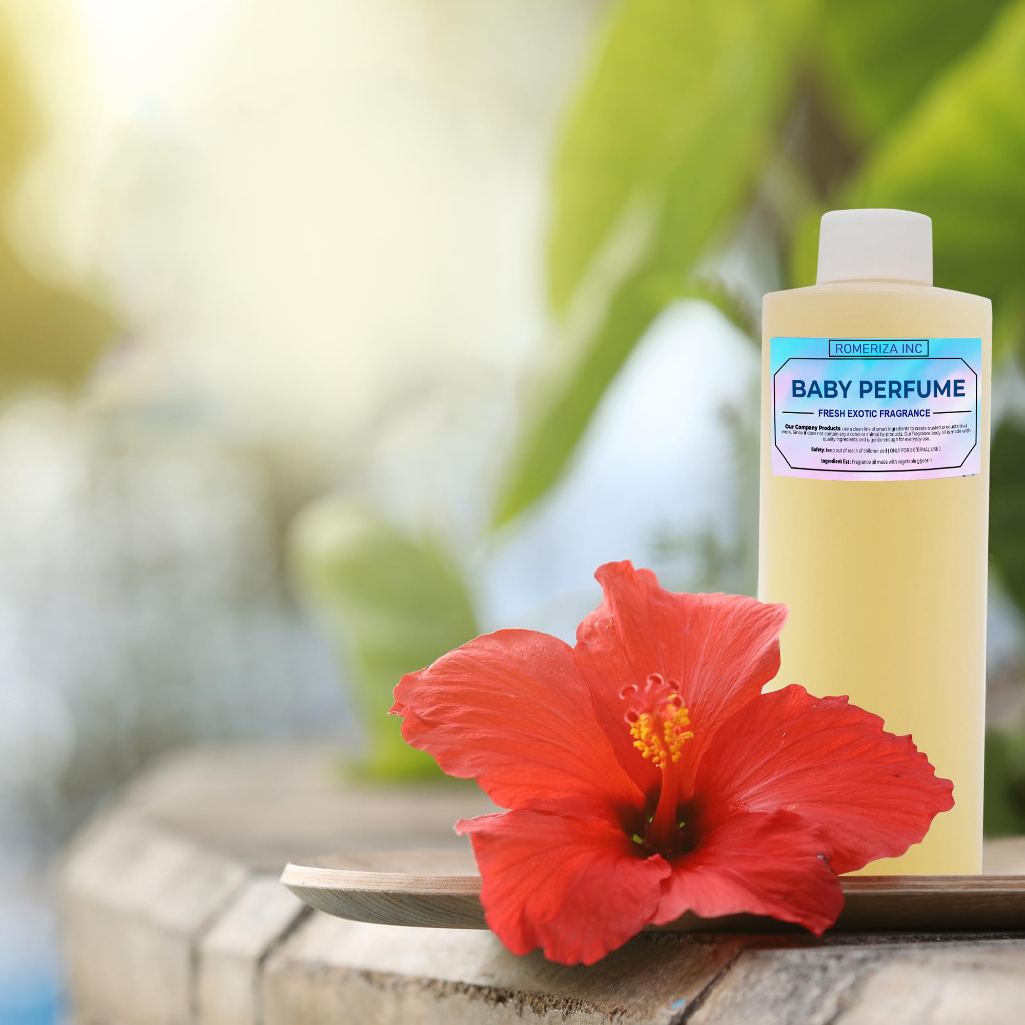 Unisex scent scene featuring ROMERIZA INC fragrance oil in everyday lifestyle