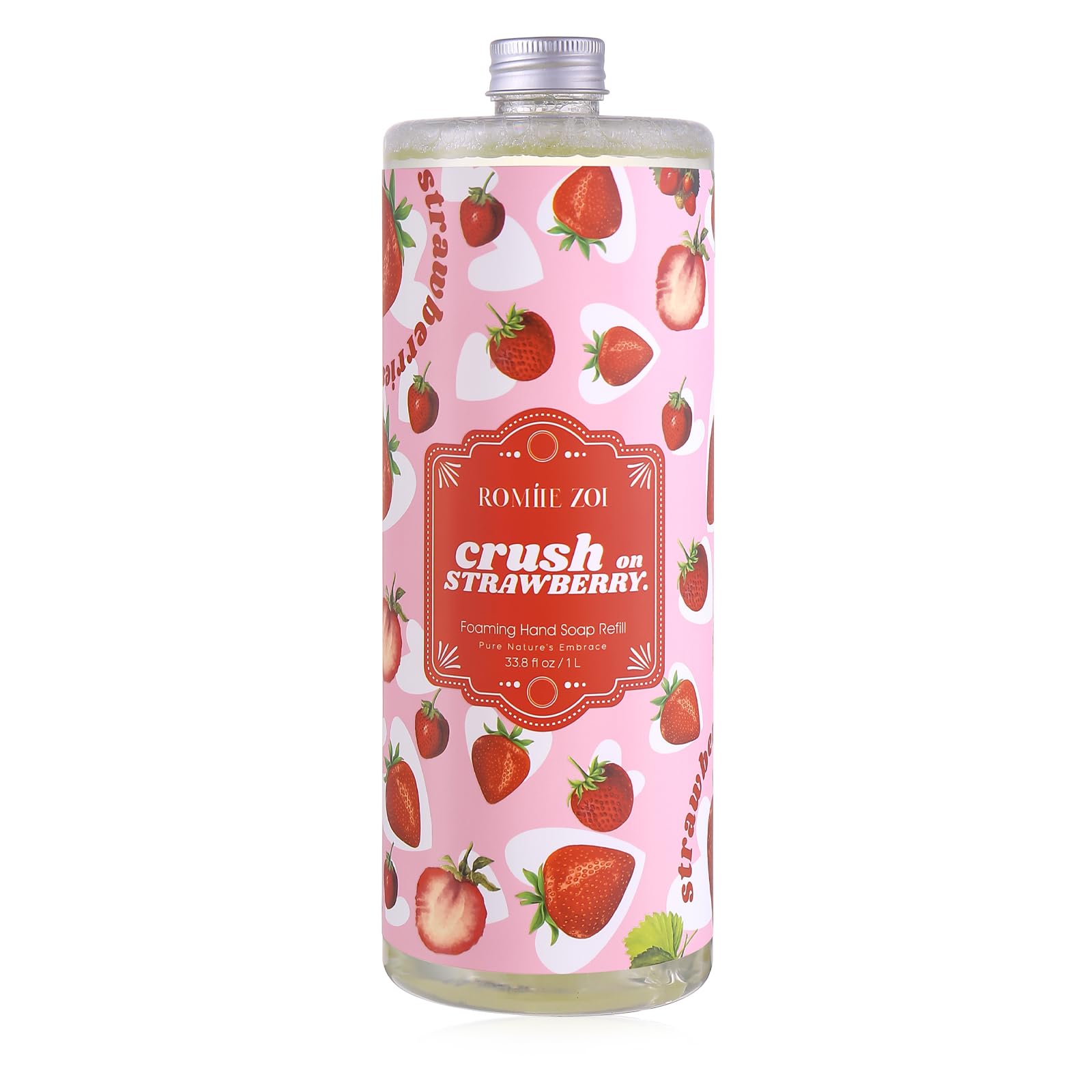 ROMIIE ZOI remplissage mousse mains framboise pour douceur durable
