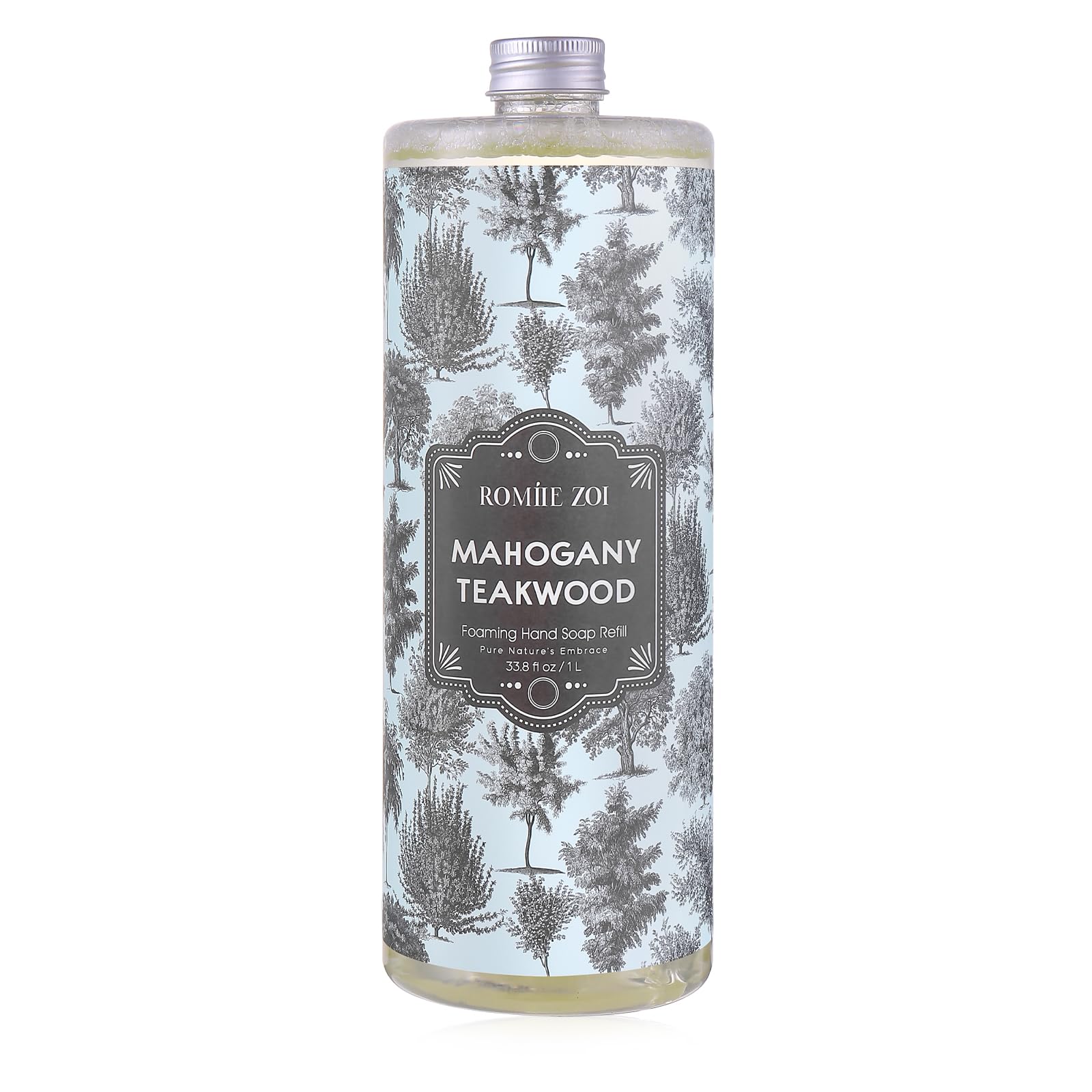 ROMIIE ZOI remplissage Savon Mains Mousse – bois de teck pour cuisine