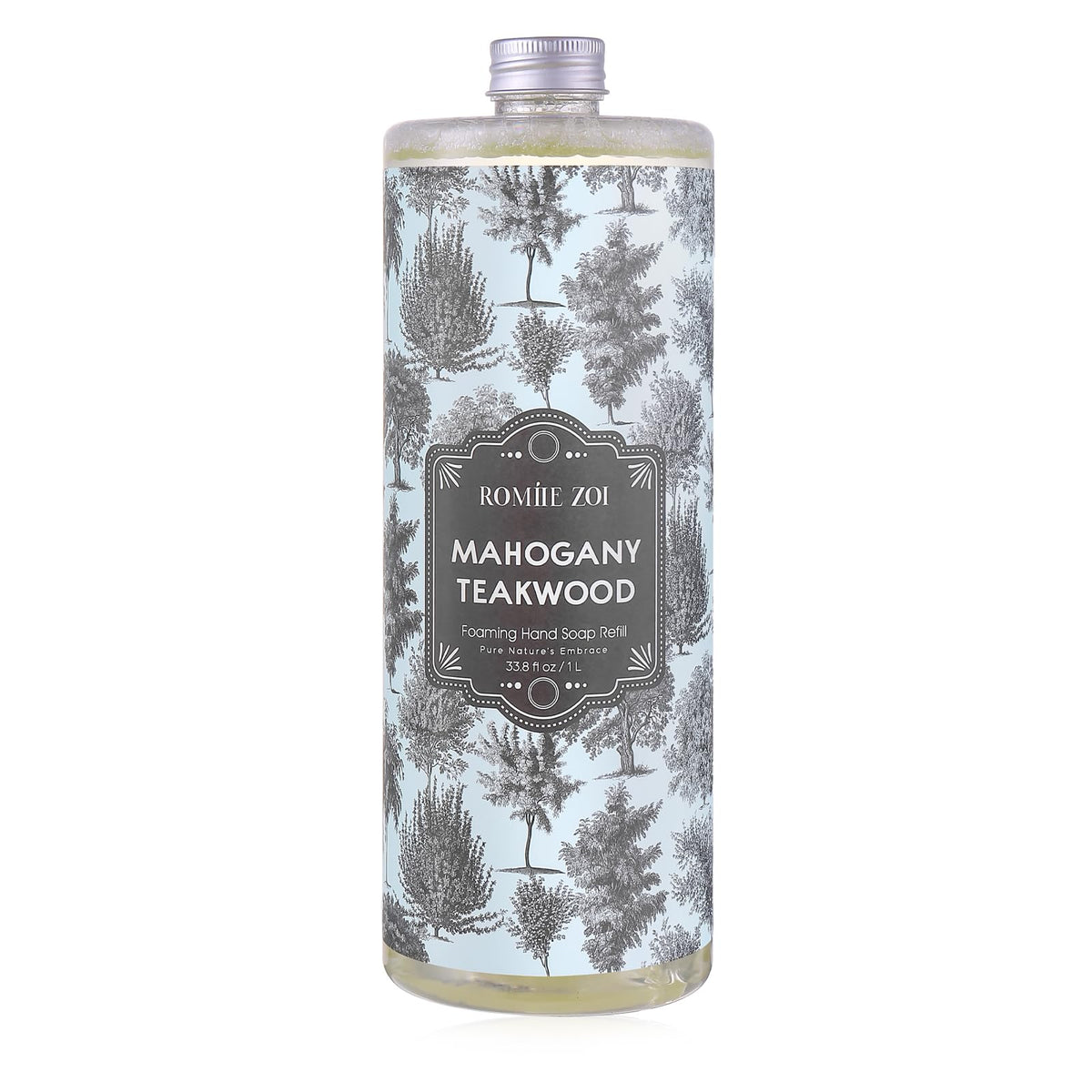ROMIIE ZOI remplissage Savon Mains Mousse – bois de teck pour cuisine