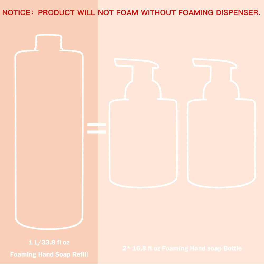 ROMIIE ZOI Savon Mousse: 1 L prêt à remplir votre distributeur existant.