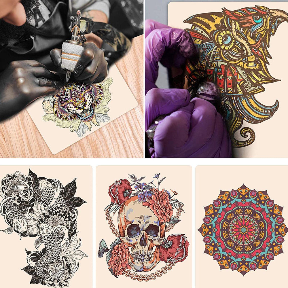 Romlon peau pratique tatouage apprentissage progressif, idéal pour débutants.