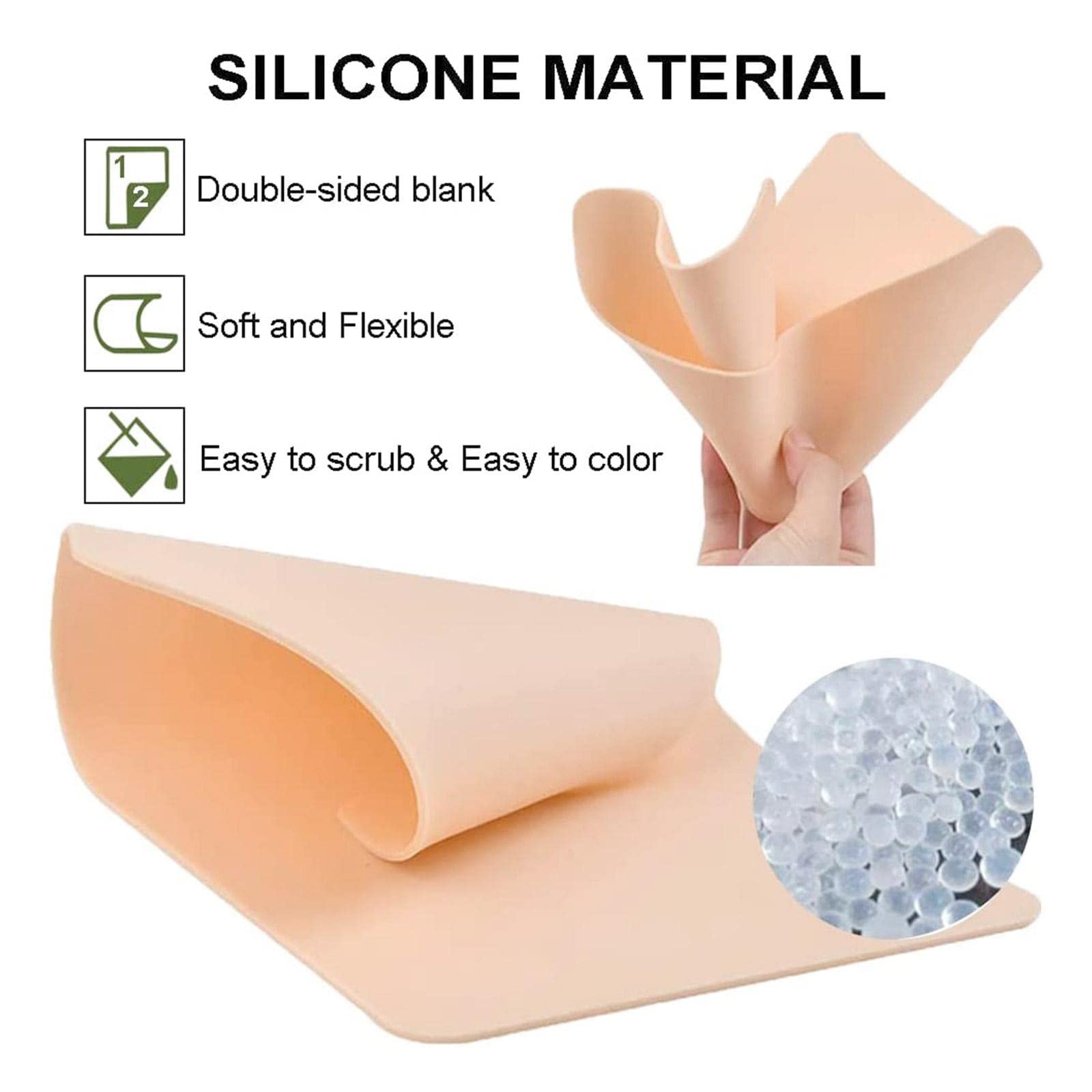 Romlon peau pratique tatouage double-face, option flexible pour répétition.