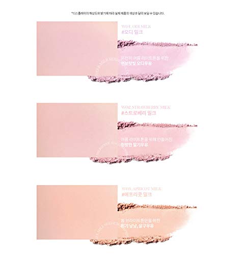 rom&nd Better Than Cheek Milk W01 ODI MILK, application modulable, pigment personnalisable selon l'envie.