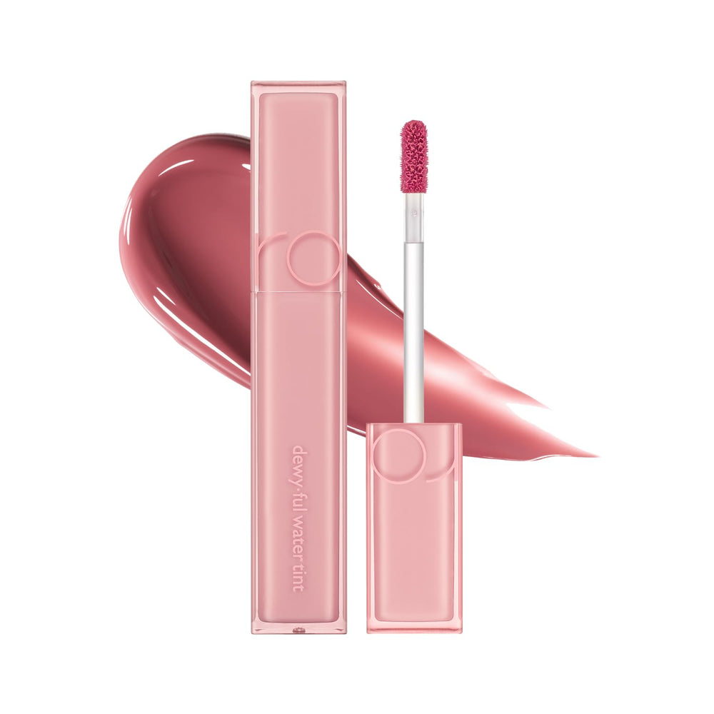 rom&nd DEWY‑FUL WATER TINT 13 Custard Mauve dans le flacon, couleur lumineuse durable.