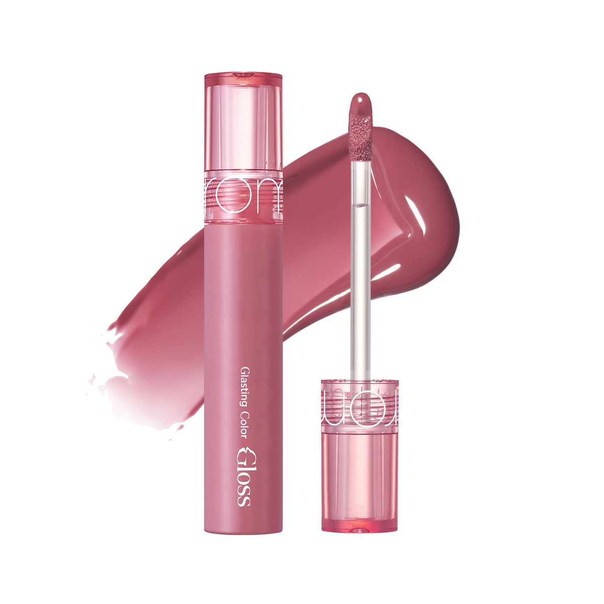 Romnd GLASTING COLOR GLOSS 04 GRAPY WAY offre une brillance miroir sur les levres.