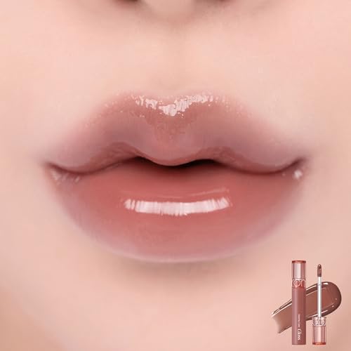 rom&nd GLASTING COLOR GLOSS 06 Deepen Moor – teinte brun rouge naturelle pour un look raffiné