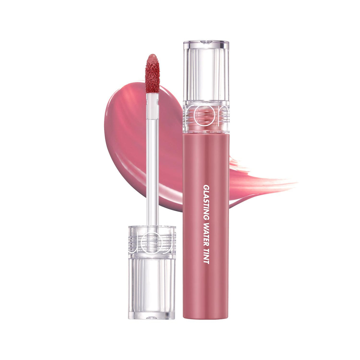 romnd glasting water tint Mauve Moon sur bouteille, couleur durable et hydratante.