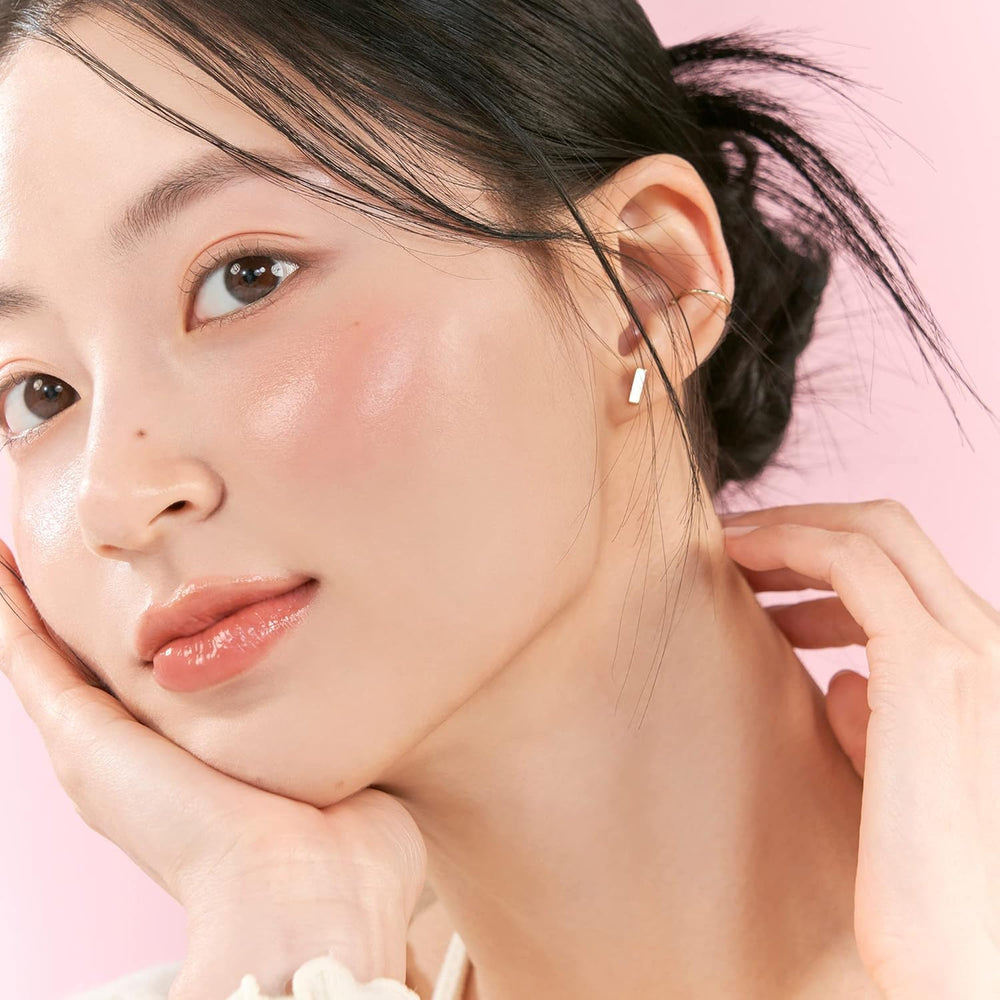 rom&nd GLASTING MELTING BALM 02 Lovey Pink texture lumineuse et hydratante