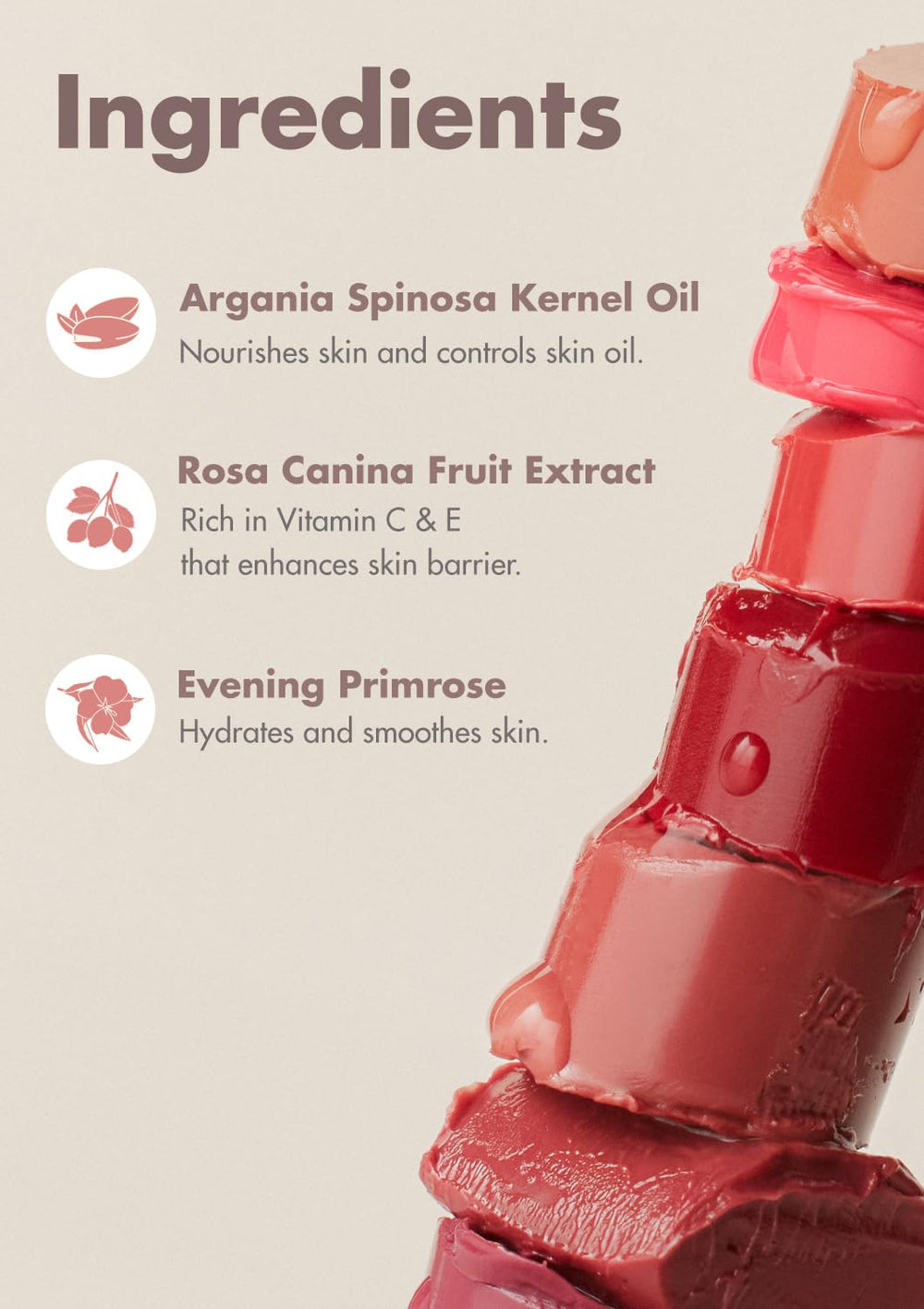 Texture non collante de rom&nd GLASTING MELTING BALM #11 Buffy Coral assure un confort durable.