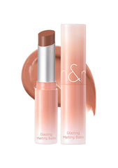 rom&nd GLASTING MELTING BALM #11 Buffy Coral offre un effet glace transparent et hydratant.
