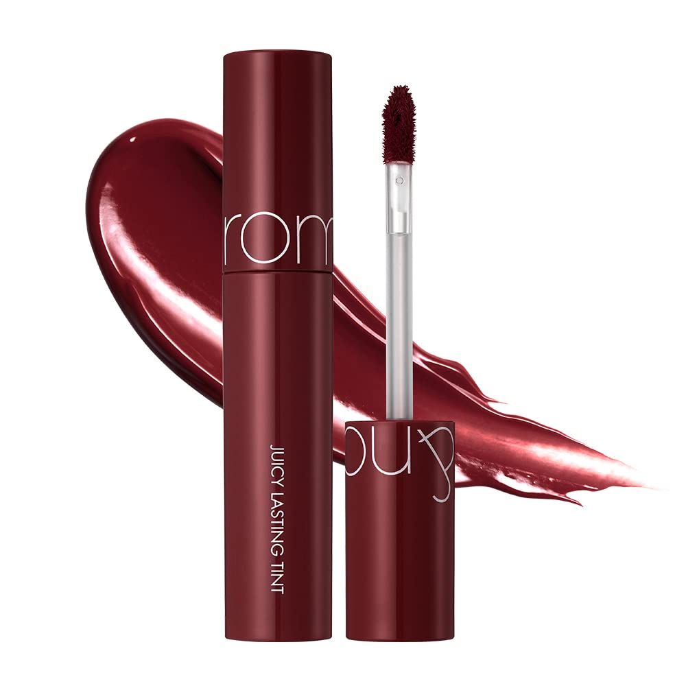 romnd Juicy Lasting Tint 21 Deep Sangria vue bouteille pour longue tenue
