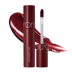 romnd Juicy Lasting Tint 21 Deep Sangria vue bouteille pour longue tenue