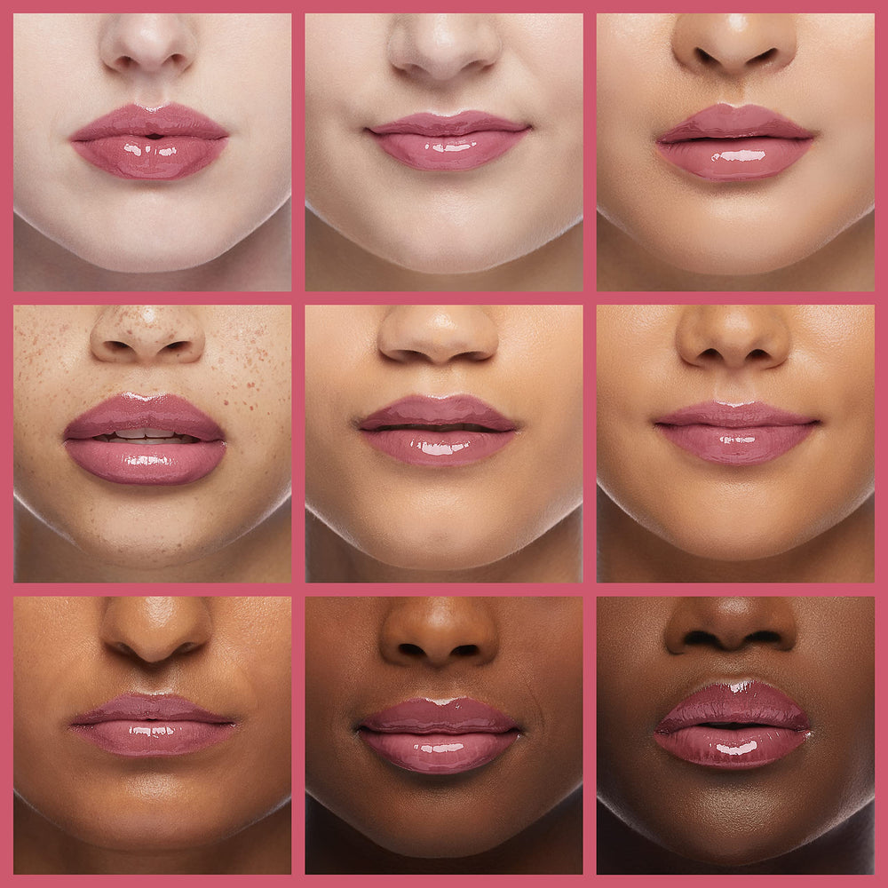 rom&nd Juicy Lasting Tint 25 Bare Grape rendu quotidien pour un look discret.