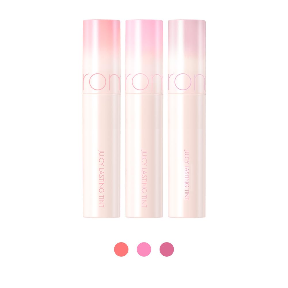 rom&nd Juicy Lasting Tint 31 Bare Apricot : look quotidien naturel et élégant.