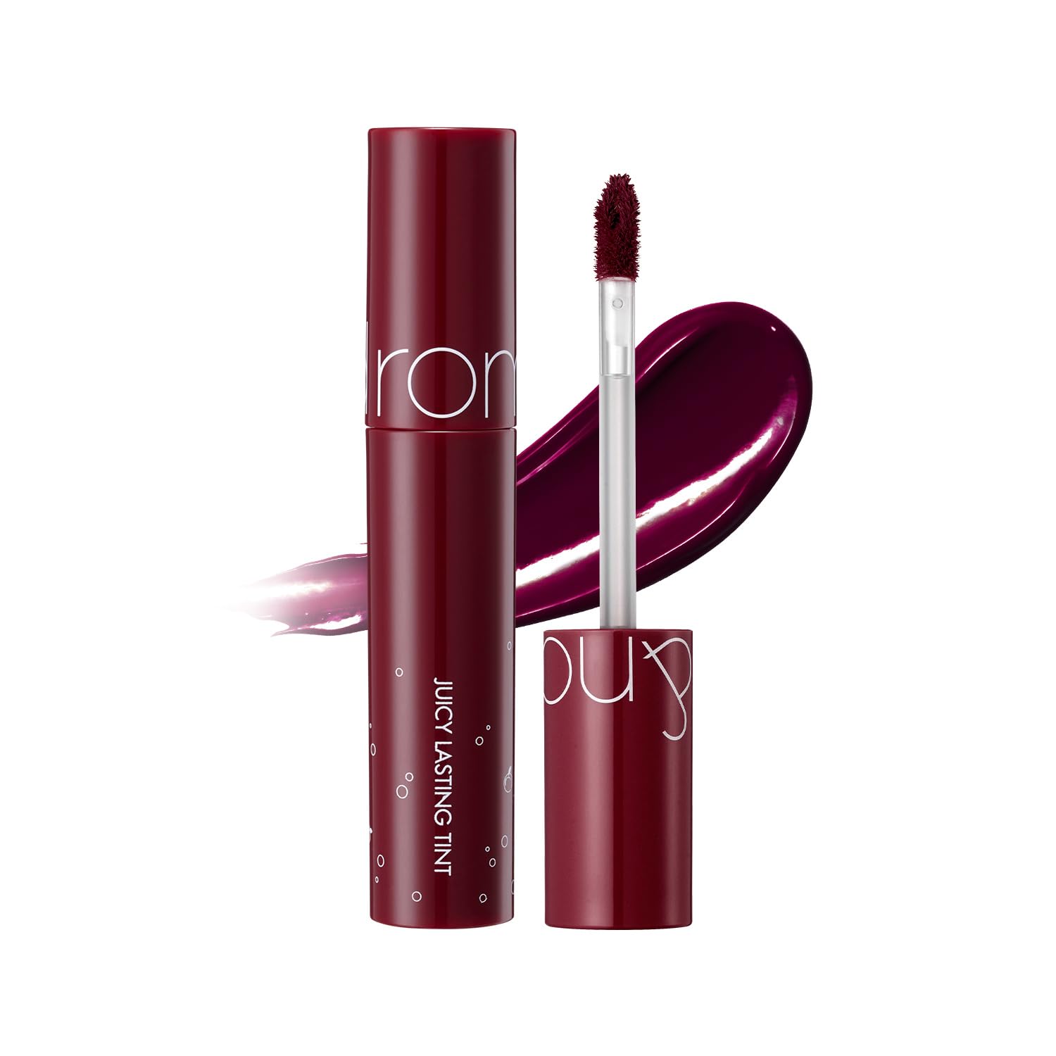 rom&nd Juicy Lasting Tint Plum Coke – emballage élégant, prête à emporter