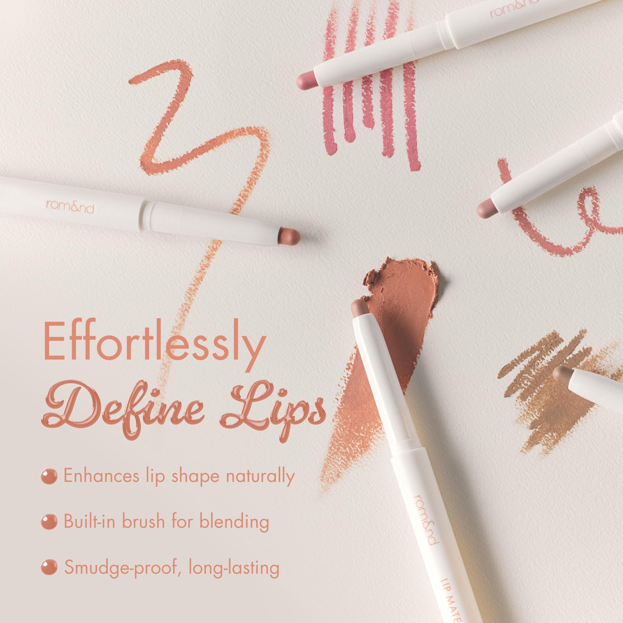 Rom&nd Lip Mate Pencil blend 3D pour un volume subtil