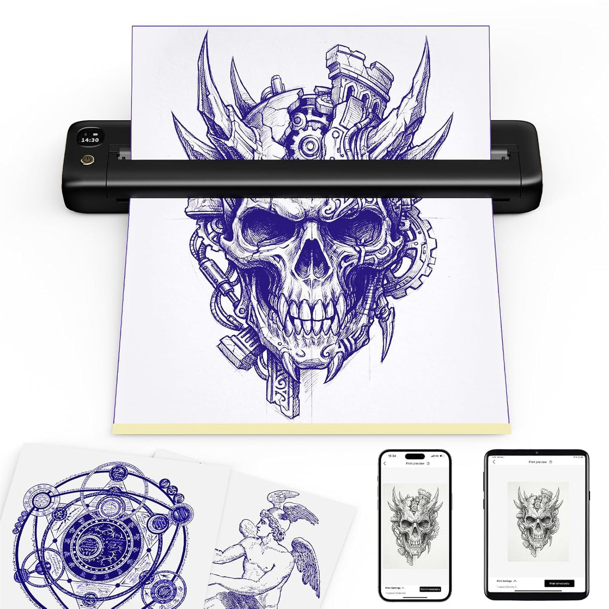 Rongta F81S impression pochoir tatouage rapide pour tous niveaux.