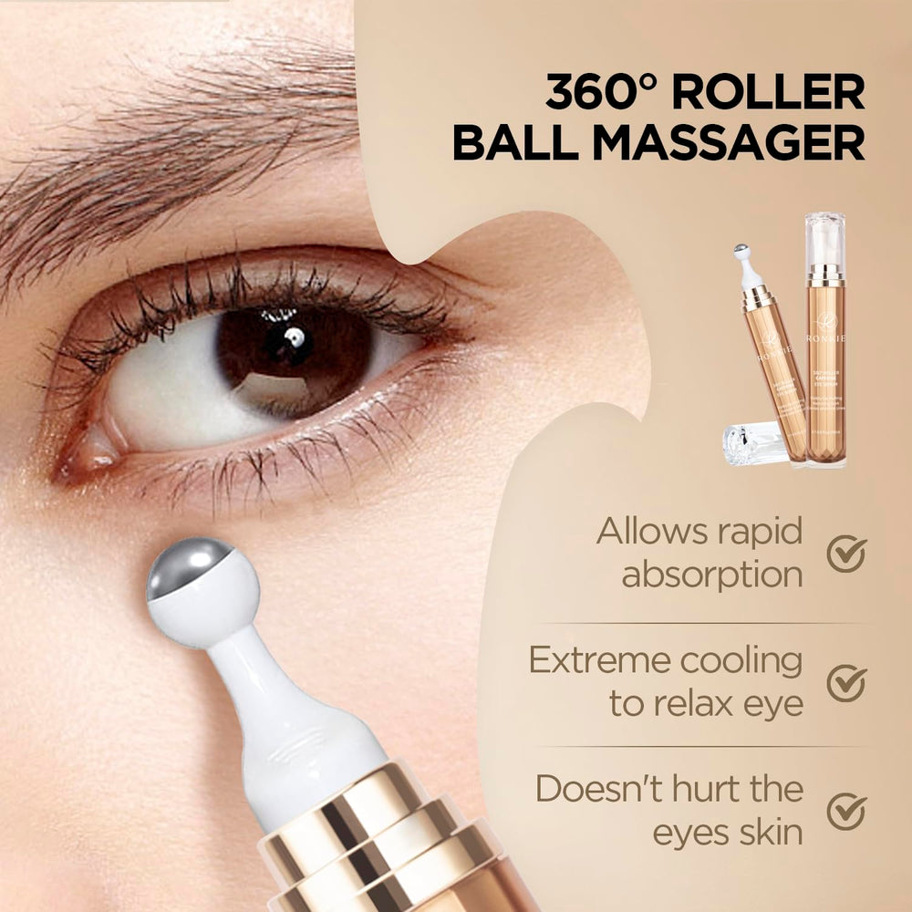 RONKIE Eye Cream Stick combine caféine et rétinol pour lisser visiblement le regard.