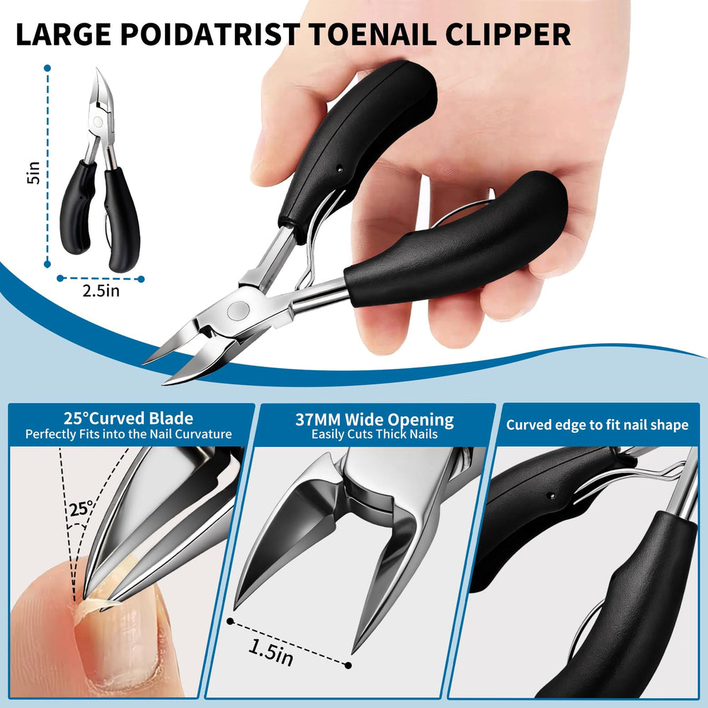 Roogaluckeep nipper-ongles-larges pour ongles épais et difficiles.